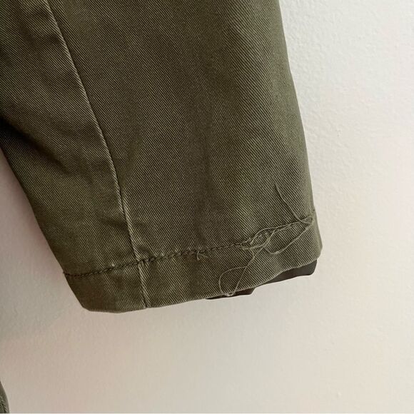 Me Jane Lace Trimmed Utility Jacket Olive Green - Picture 3 of 15